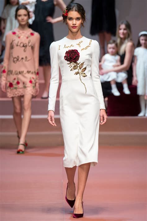 dolce gabbana runway rose|dolce & gabbana models.